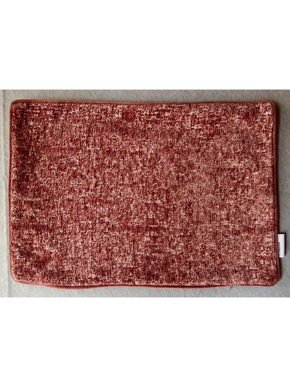 Sag Harbor Dusty Rose Pillow Cover With Velvet Back & Hidden Zipper